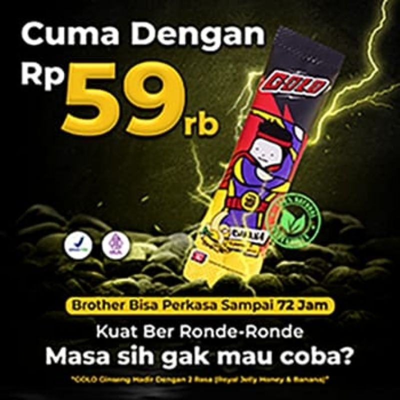 

BISA COD MINUMAN HERBAL GOLO GINSENG RASA PISANG DAN MADU