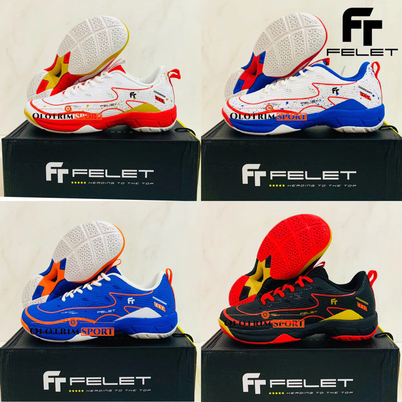 Felet BS 061 Badminton Shoes - Sepatu Badminton Original Felet