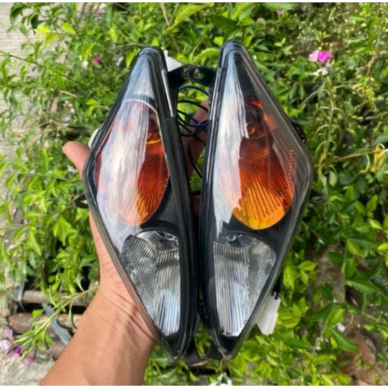 Lampu Sein Sen Mio MX Custom Hitam Orange Variasi Lampu Motor Mio sporty Mio Lama Karbu Best Import 