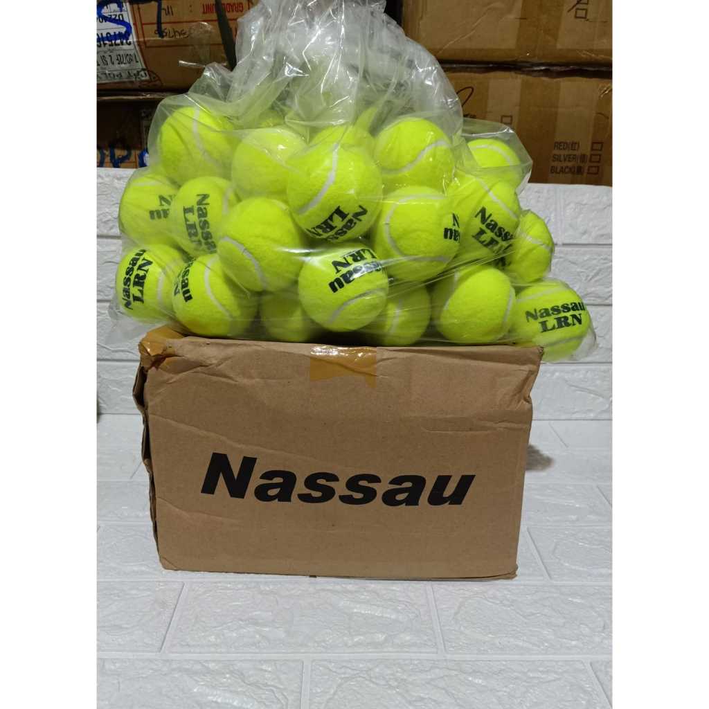 NEW Bola Tenis Nassau / Bola Training Nassau LRN Isi 50 ORIGINAL