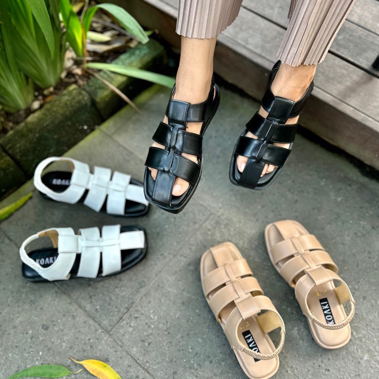 KODE R57J KOAKI 911  Sendal Platfoam Wanita