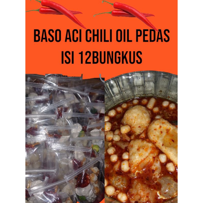 

Baso Aci Isian Gajih Sapi { Sambal Chili Oil } / Baso Aci Isi 12 Bungkus / Baso Aci Isi 12 Bungkus Murah