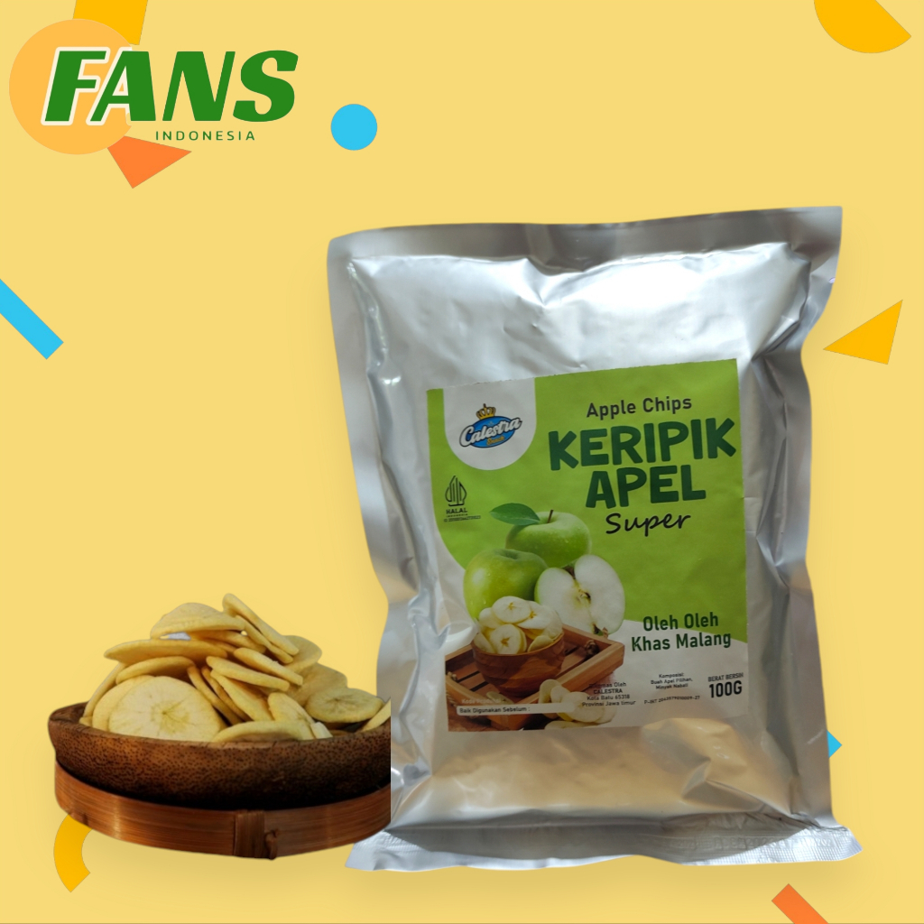 

KERIPIK BUAH APEL SUPER 100GR | KRIPIK KELEZATAN PREMIUM DARI KEBUN PILIHAN