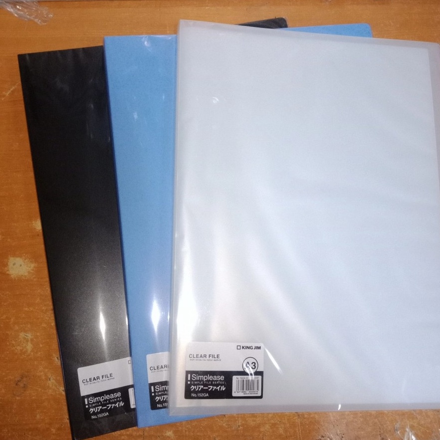 

KODE D19C Clear File King Jim A3 152GA Portrait Clear Holder A3 berdiri