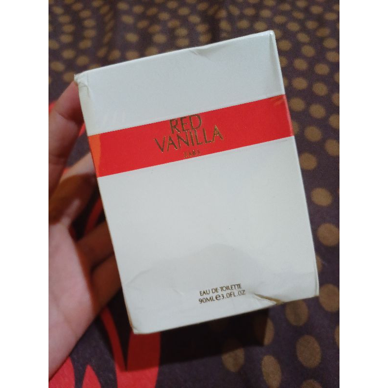 PARFUM ZARA RED VANILA ORIGINAL SINGAPURE