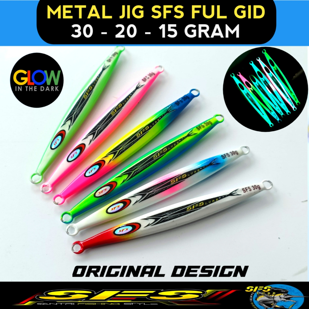 Metal jig full gid 30gram jig20gram jig15gram metal jig micro jig assist hook 20gram metal jig metal