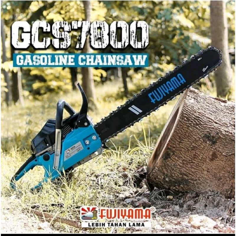 MESIN CHAIN SAW FUJIYAMA GCS 7800 22" / GASOLINE CHAINSAW 22INCH FUJIYAMA
