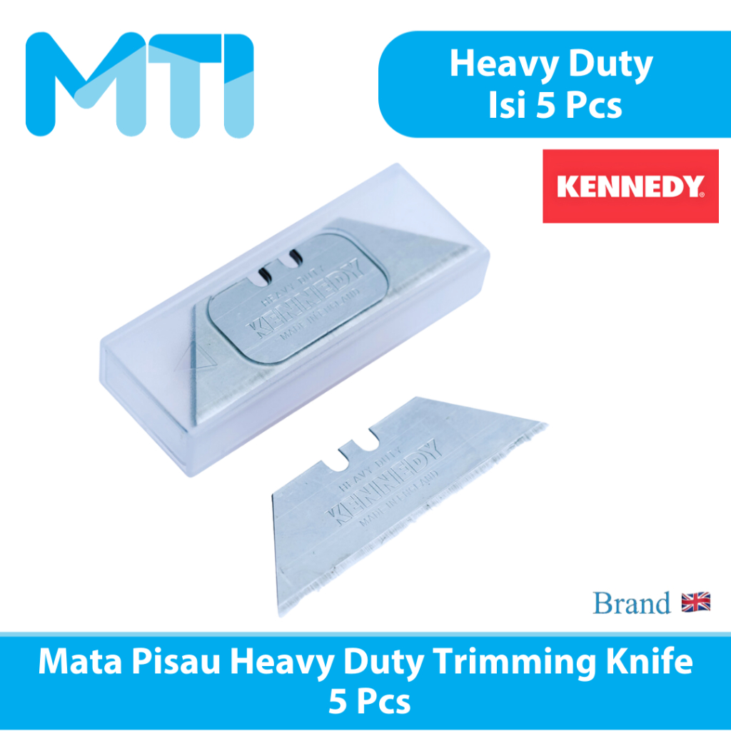 

KENNEDY Mata Pisau Cutter Heavy Duty 5 Pcs Trimming Knife Blades