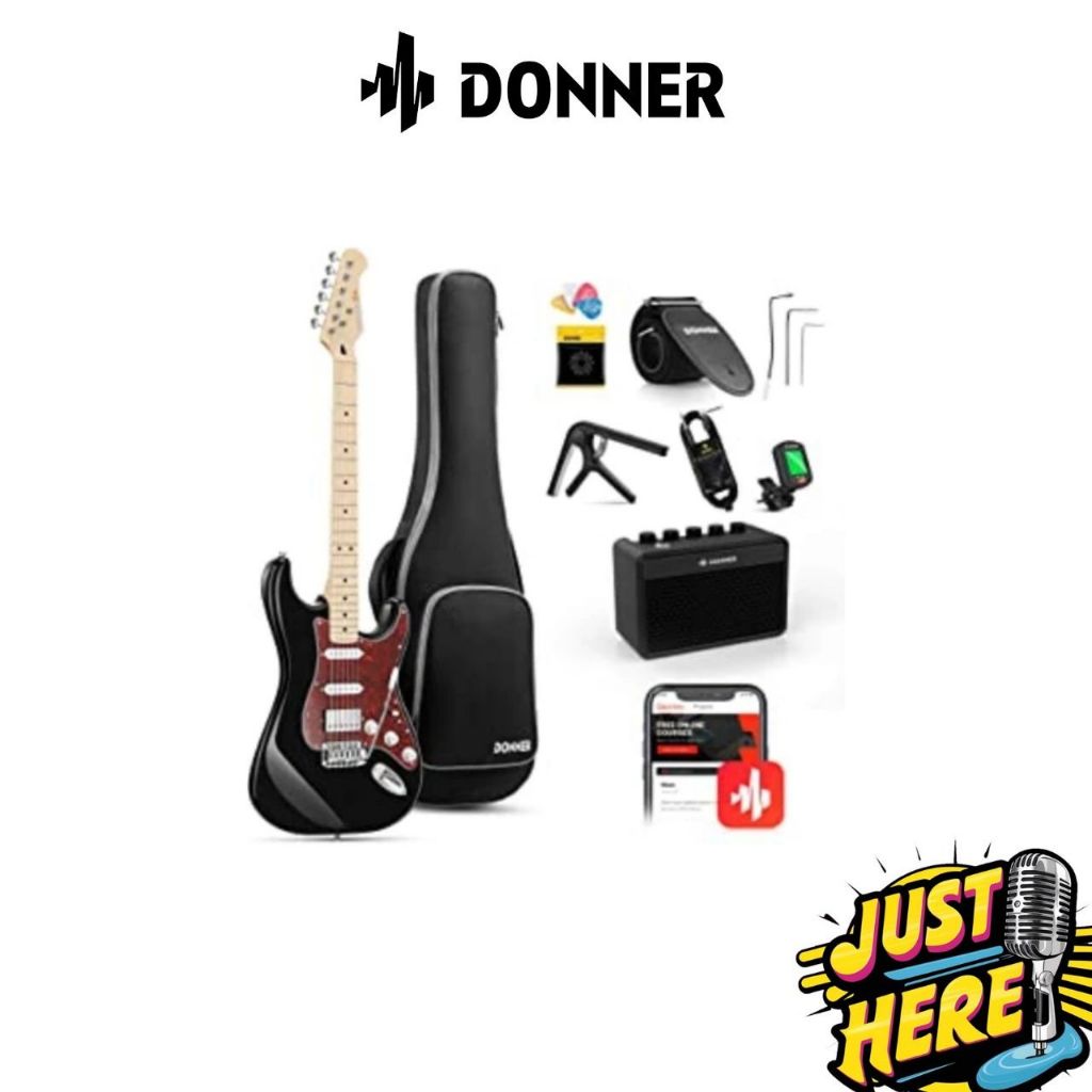 Electric guitar gitar Donner DST-152B DST 152B