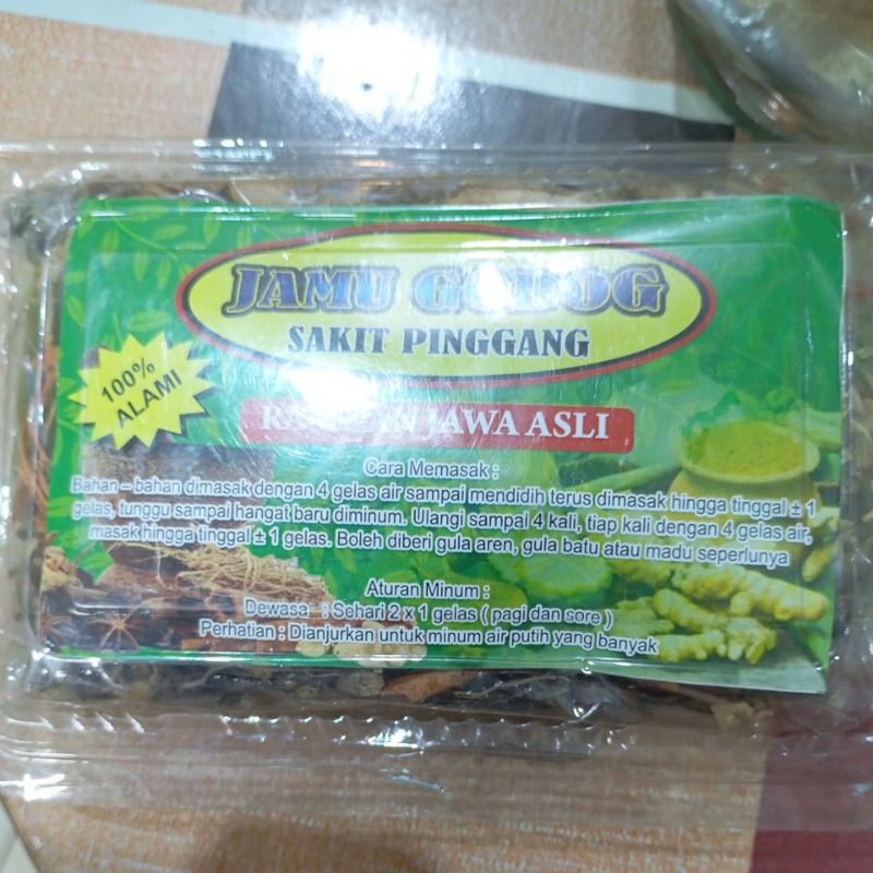 

Jamu Godog sakit pinggang