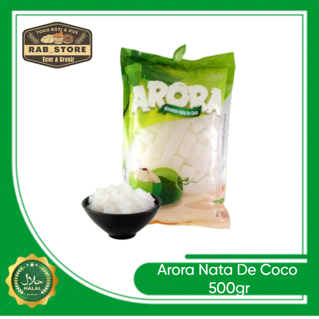 

ARORA Nata De Coco Kemasan 500gr