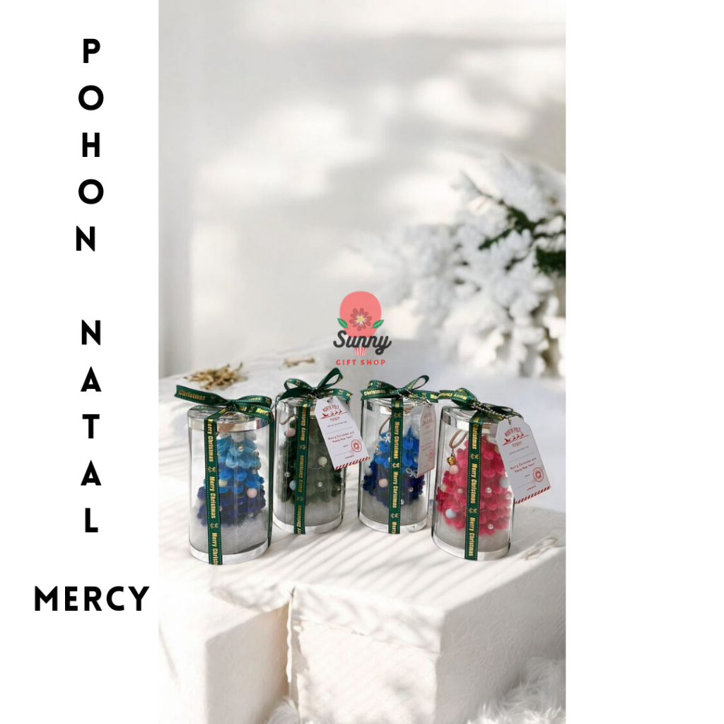 Pohon Natal / Pohon Natal mercy / hiasan natal / isian hampers / pohon natal hampers / pohon natal l