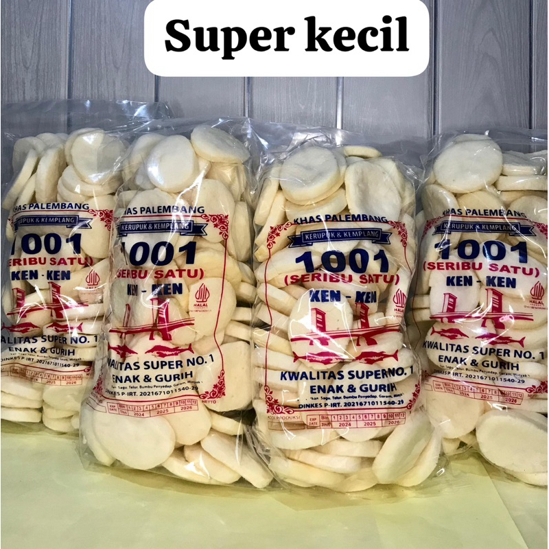 

Kerupuk super kecil palembang 1001