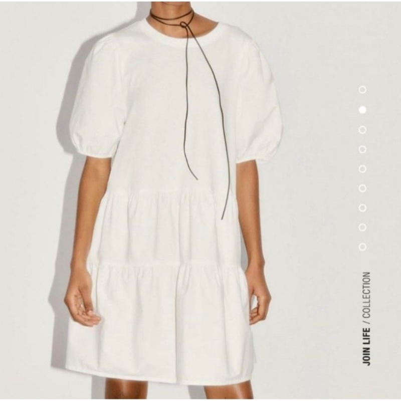 Dress zara poplin preloved