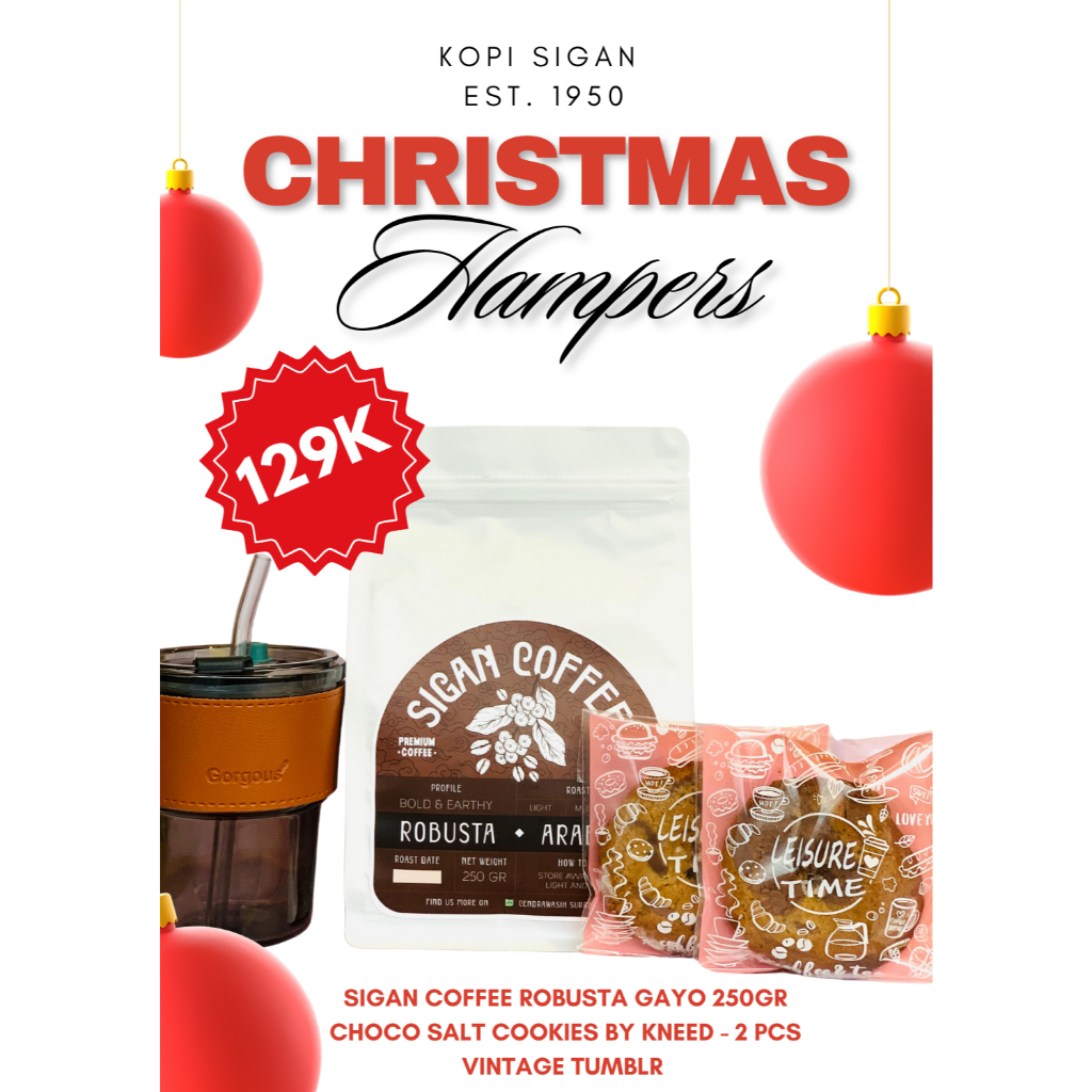 

CHRISTMAS HAMPERS SIGAN COFFEE / KOPI HAMPERS / HAMPERS NATAL