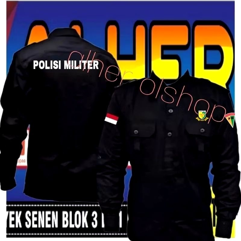 kemeja polisi militer baju polisi militer seragam polisi militer kemeja kerja polisi militer baju ke