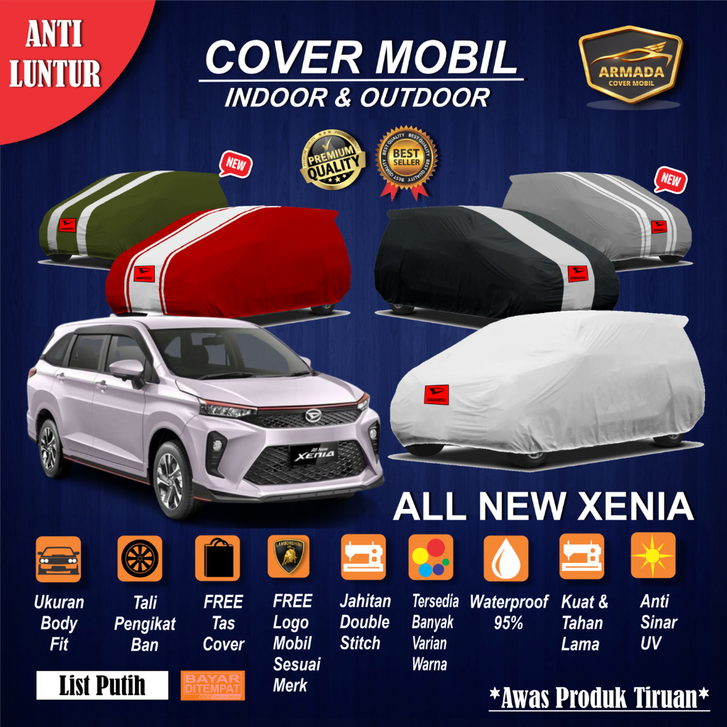 Cover Mobil Xenia / Sarung Mobil All New Xenia / Selimut Mobil Daihatsu Xenia Outdoor Waterproof
