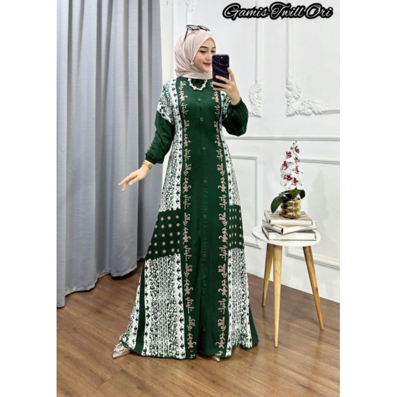 gamis twill gamis twill ori baju jumbo ld 130 gamis twill jumbo gamis motif gamis rayon twill gamis