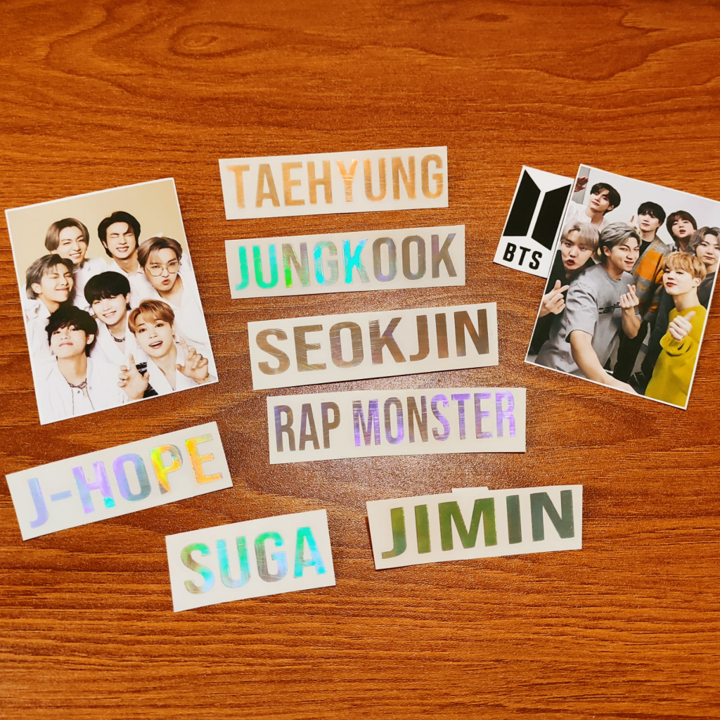 

PAKET STICKER STIKER MEMBER BTS ISI 8 PCS