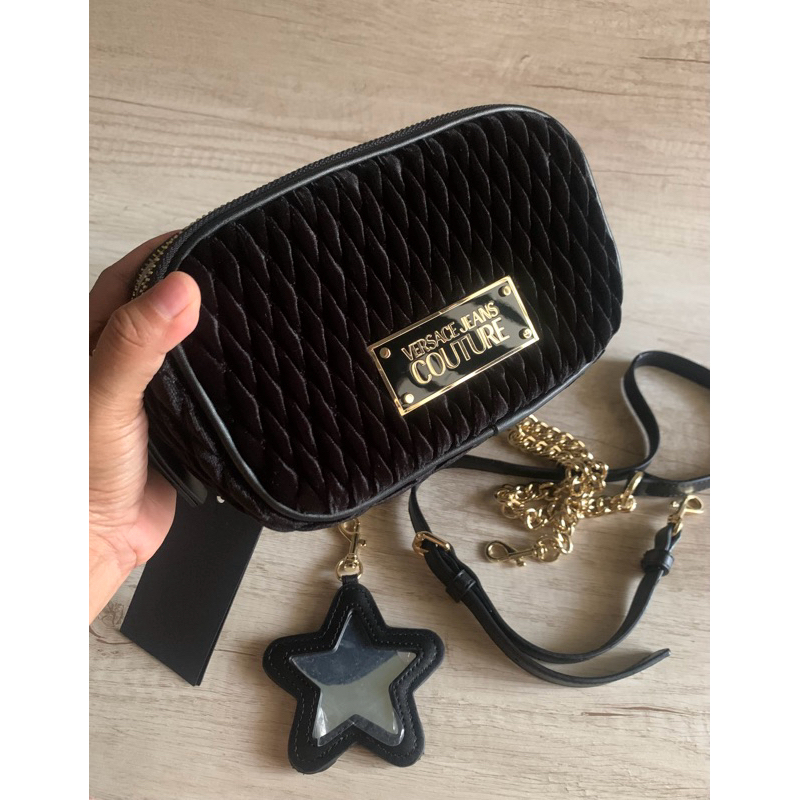 Versace Jeans Couture Velvet Crunchy Bag