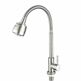 Kran Angsa Meja Fleksibel Stainless 304 / Kran Angsa Tanam Engkol  Stainless