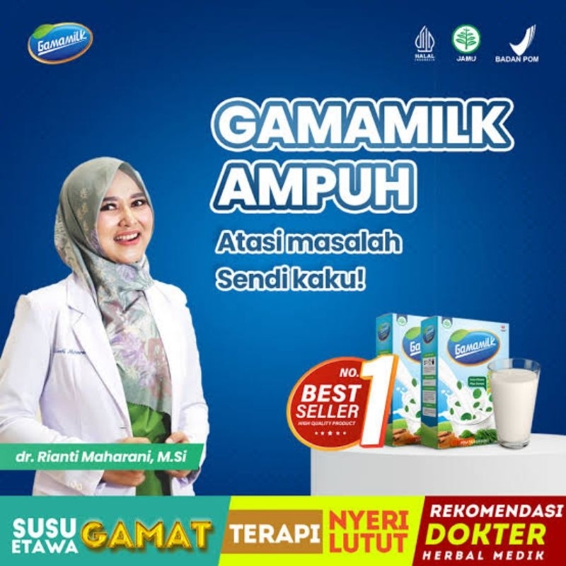 

PROMO...!!! GAMAMILK - 1 Box Paket Kesehatan Untuk Masalah Sendi, Rematik, Asam Urat