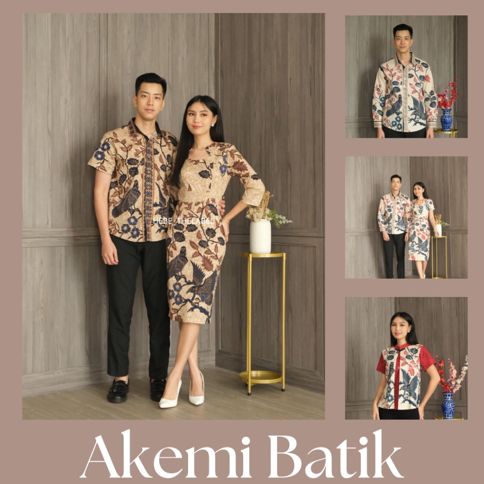 KODE Q17C Akemi Batik Cheongsam   Available Couple Dewasa  Anak