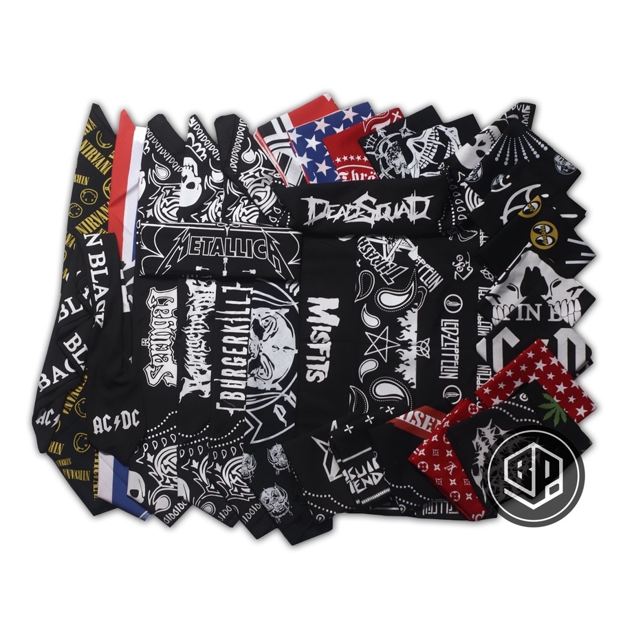BANDANA SLAYERSCARF RETRO BANDANA BERBAGAI MACAM MOTIF KEREN
