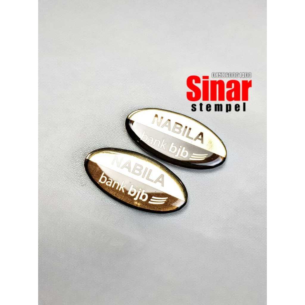 

Jual Name Tag dengan Magnet Custom