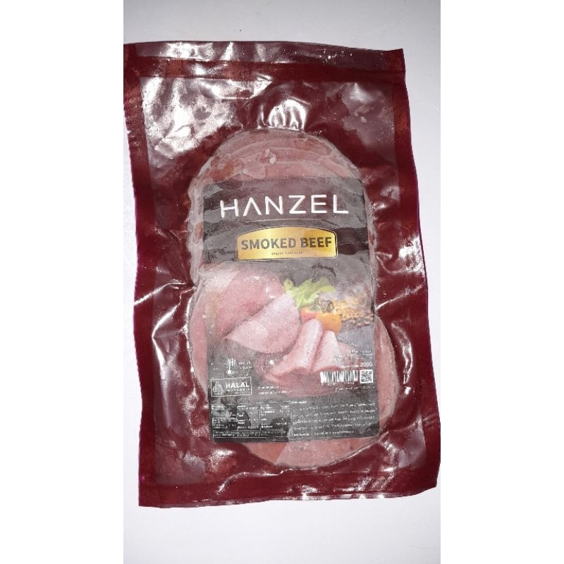 

Hanzel smoked beef 200gr isi 12 pcs