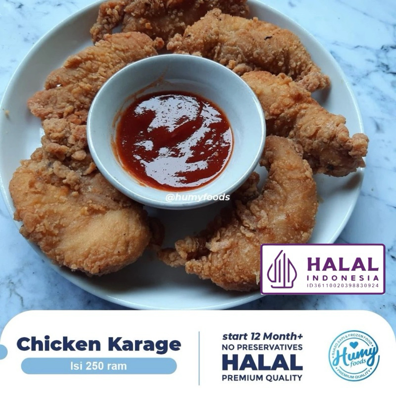 

CRISPY CHICKEN KARAGE 250gr HOMEMADE No pengawet