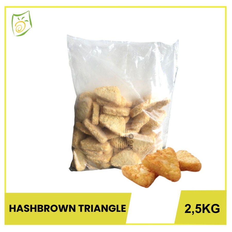 

Hash Brown Triangle 2,5 Kg - Camilan Kentang Praktis dan Lezat