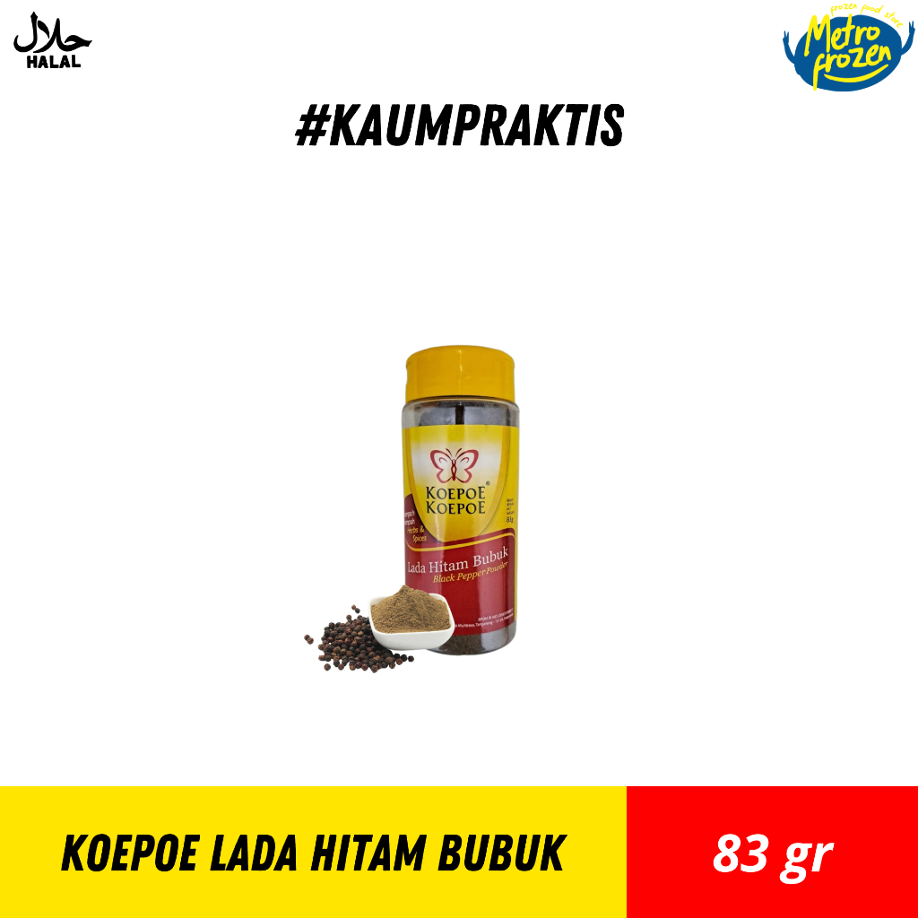 

KOEPOE Lada Hitam Bubuk 83gr