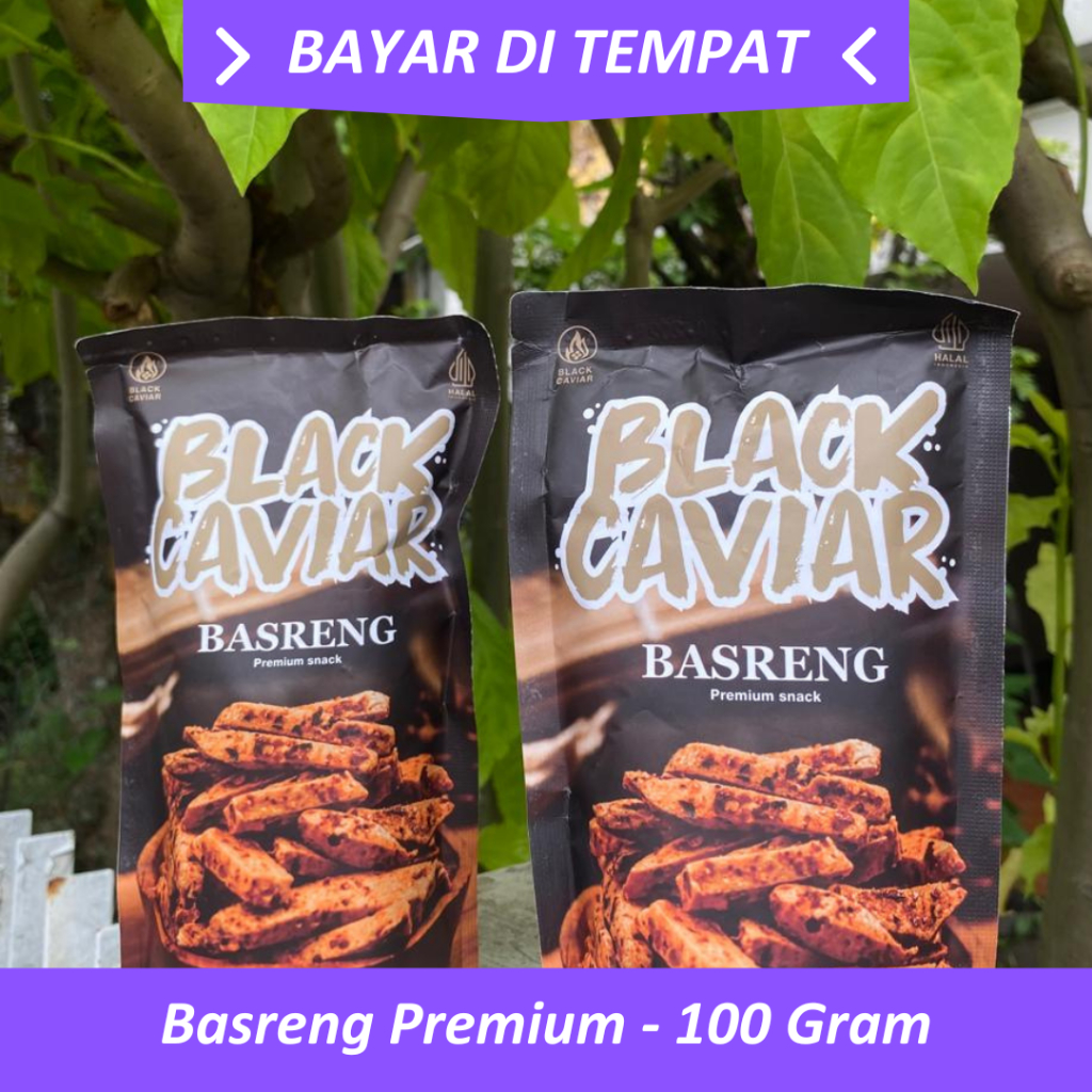 

Basreng Black Caviar Garut - Pedas Dan Gurih Daun Jeruk