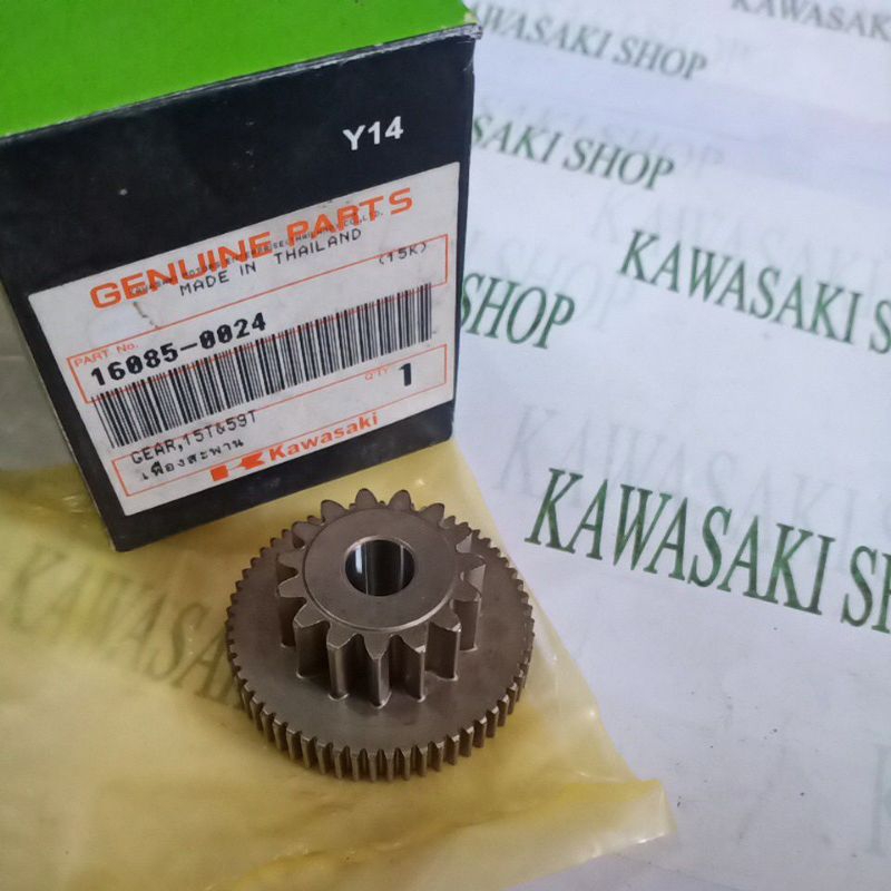gir gigi stater 15T  zx130 zx 130 original kawasaki 16085-0024