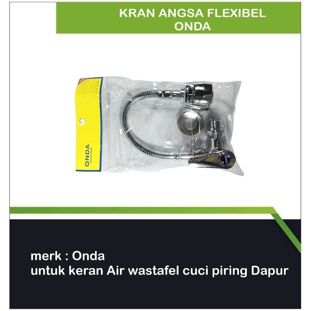 Kran Angsa Flexibel Onda / Kran Cuci Piring Dapur/keran angsa/keran cuci