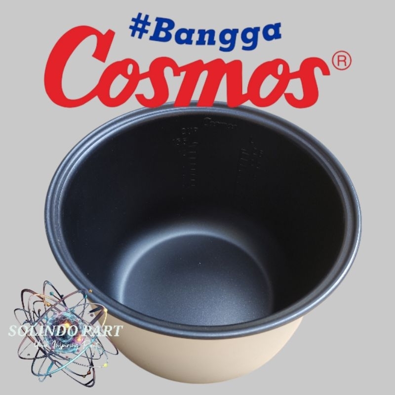 Inner Pot Panci Teplon Penanak Nasi Magic Com Rice Cooker Ori Cosmos Ukuran 1,2 1,8  2 Liter