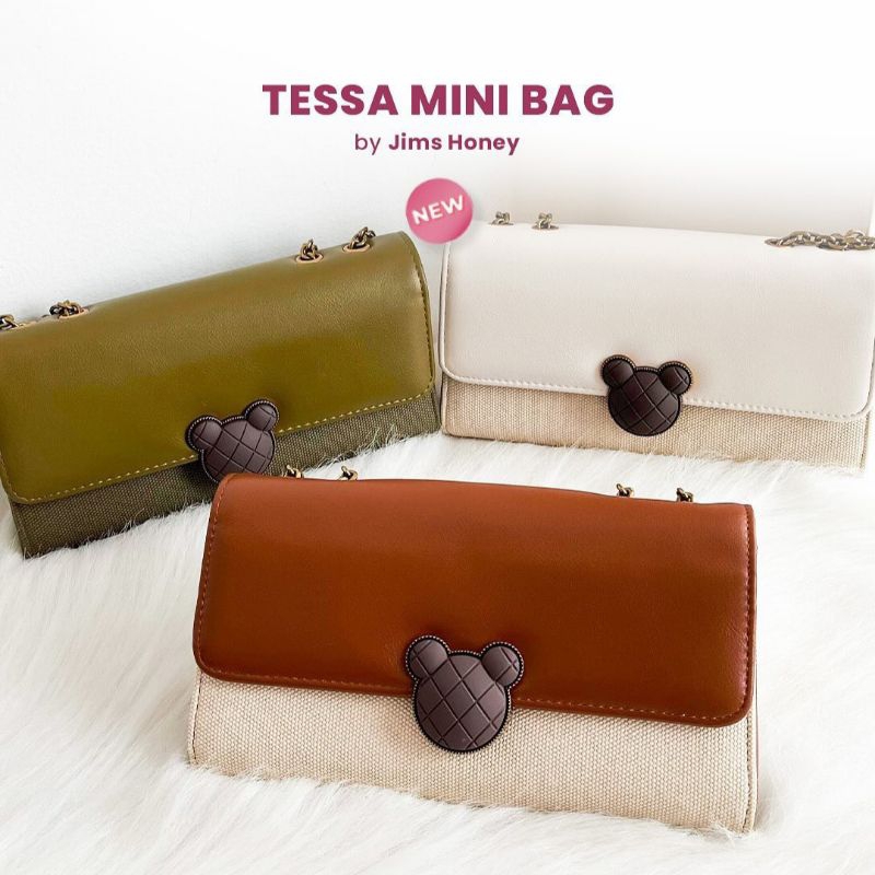 Tessa Mini Bag Original Jimshoney / Tas Wanita Mini / Tas Mini Lucu