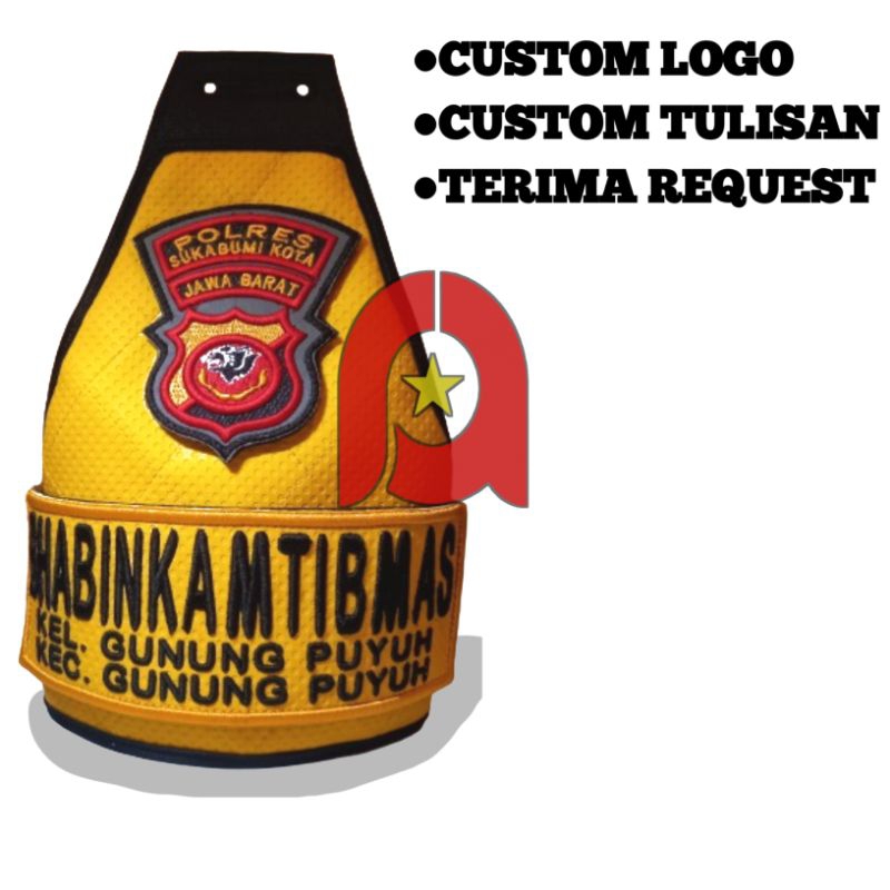 Banlengan Bhabinkamtibmas+Ban Lengan kulit terbaru+Ban lengan custom+Banlengan+ban lengan full perek