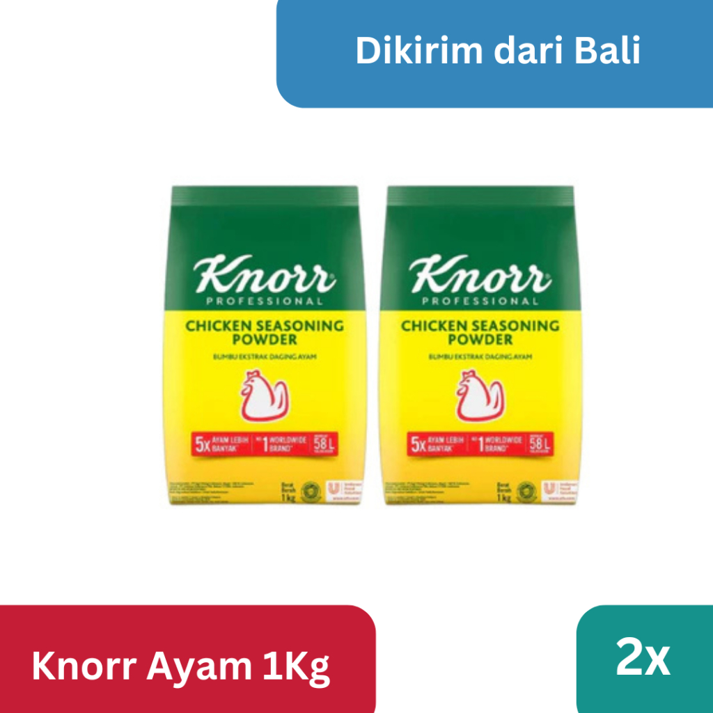 

Knorr Chicken Seasoning Powder Refill 1Kg Twinpack [Kirim dari Bali]