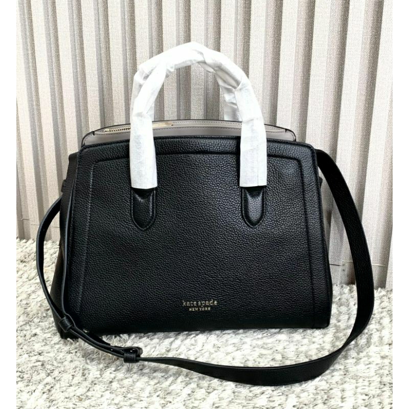 kate spade Knott Large Black Satchel