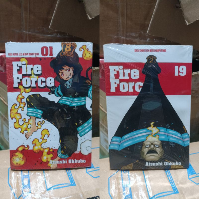 Komik fire force 1,19 segel / komik fire force vol 1,19 segel