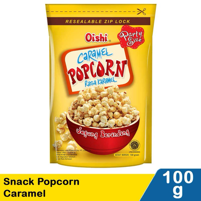 

oishi pop corn 100 gram