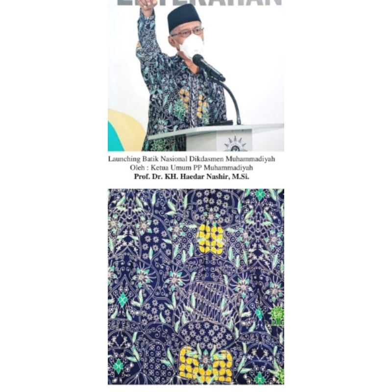 Kain Batik Nasional Dikdasmen Muhammadiyah