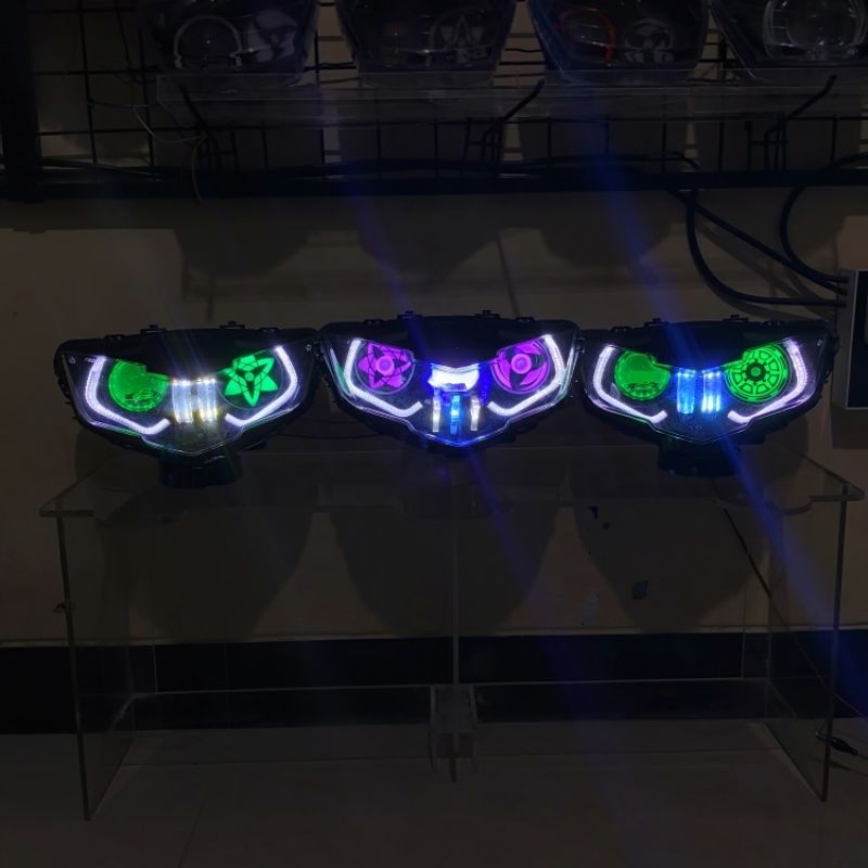 lampu depan MX king v2
