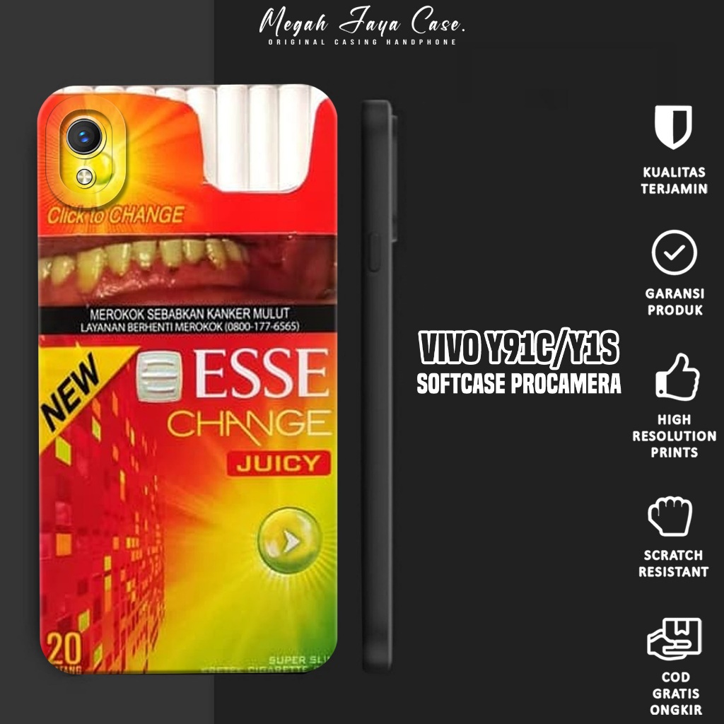 Softcase Hp VIVO Y91C / VIVO Y1S - Case VIVO Y1S / VIVO Y91C Motif ESS - Silikon Hp VIVO Y91C - Soft