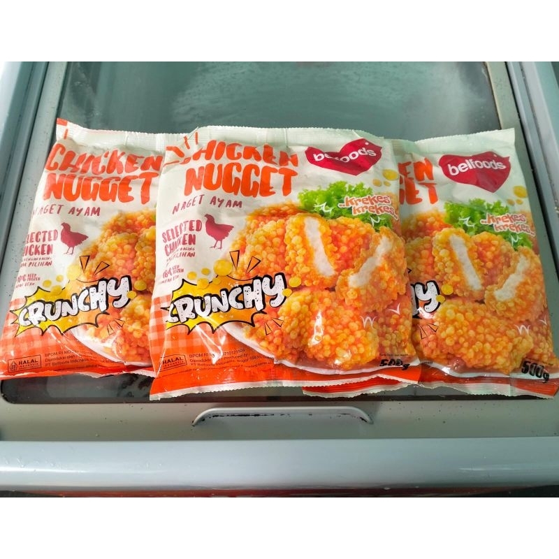 

NUGGET CRUNCHY BELFOODS ENAK KERIUK DAN HALAL