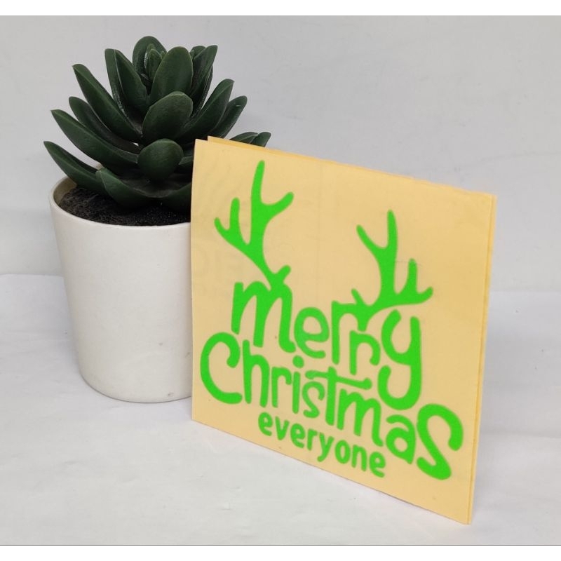 

STIKER MERRY CHRISTMAS (HIJAU)