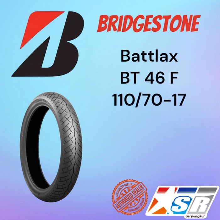 Bridgestone Battlax 110/70-17 BT46 BT 46 BT46F Made in Japan