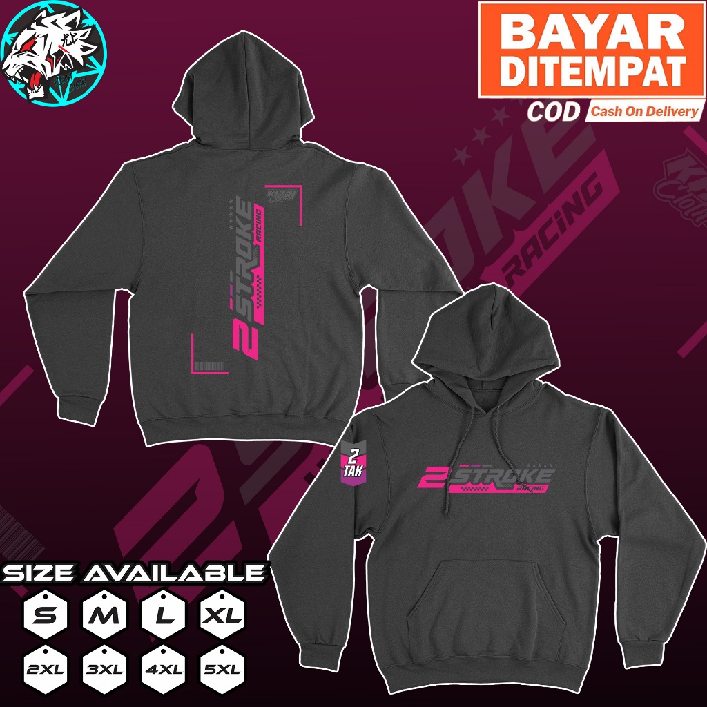 Jaket Hoodie 2 Stroke Syndicate Just For Fun Hodie Racing Two Stroke 2Stroke Keca Cloth